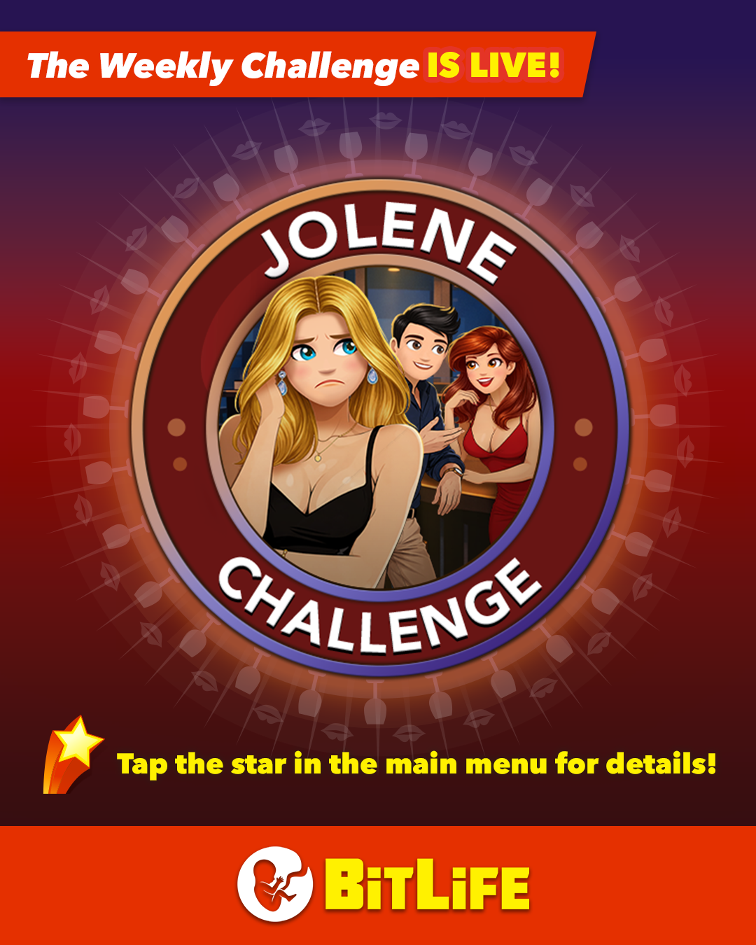 Jolene Challenge — live event banner